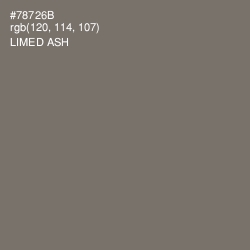 #78726B - Limed Ash Color Image